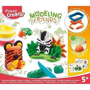 Modeling Clay with small tools wild edition kids fun activity holiday gift